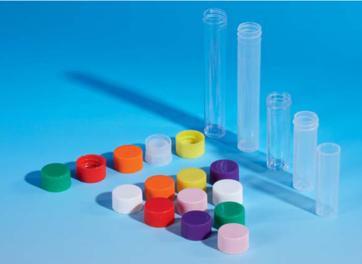 10pcs 5ml Plastique Congelé Tubes à essai Flacon Vis Seal Cap Pack  Conteneur avec joint en silicone
