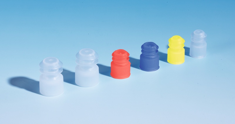 Plug Caps for plastic rimless test tubes 1